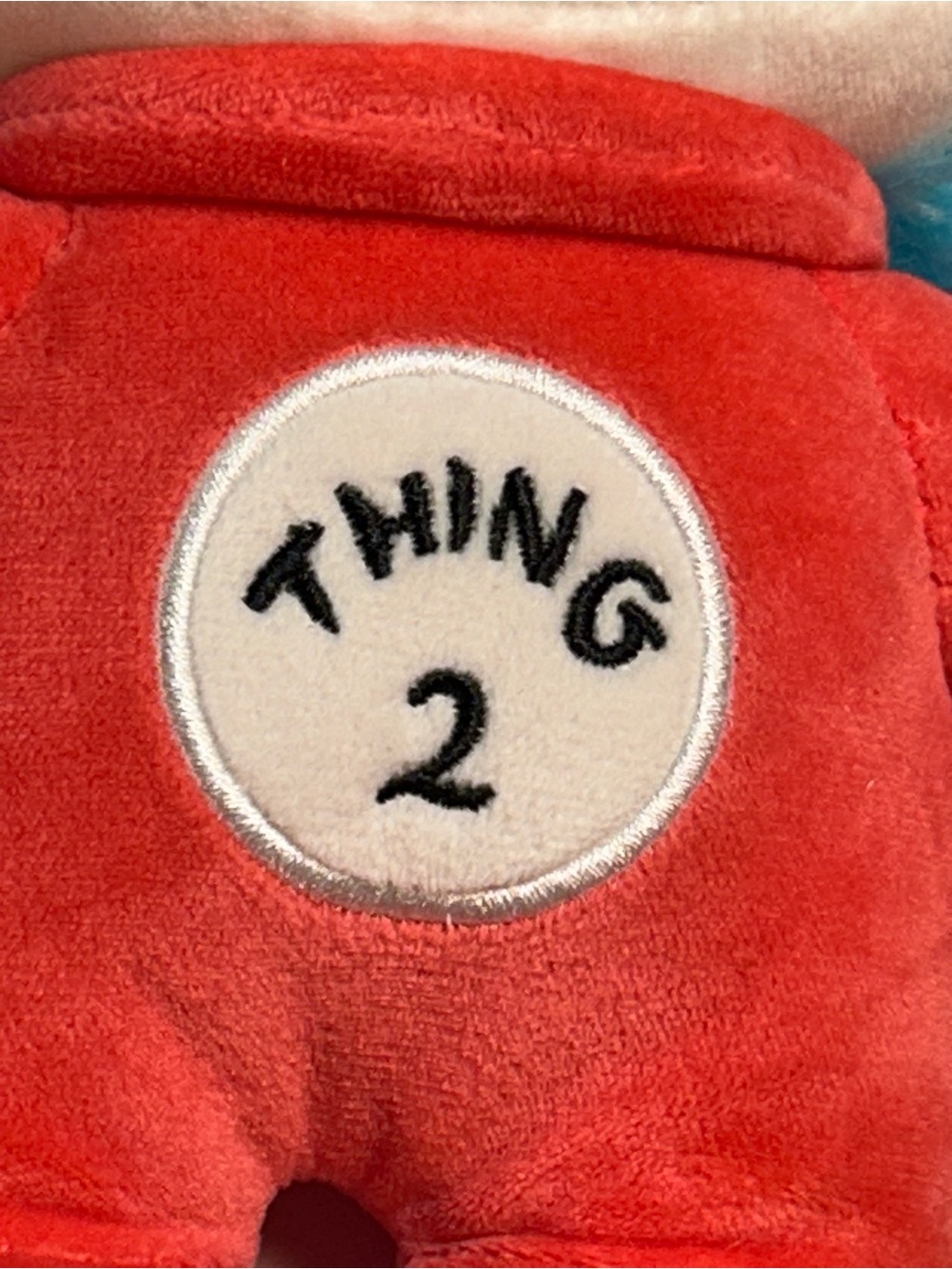 Universal Studios Dr Seuss Cat In The Hat Thing 1 and Thing 2 Stuffed Plush Toys - Picture 7 of 8